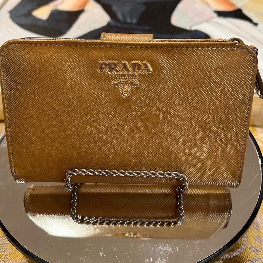 Prada Gold Wallet